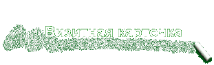 Визитная карточка